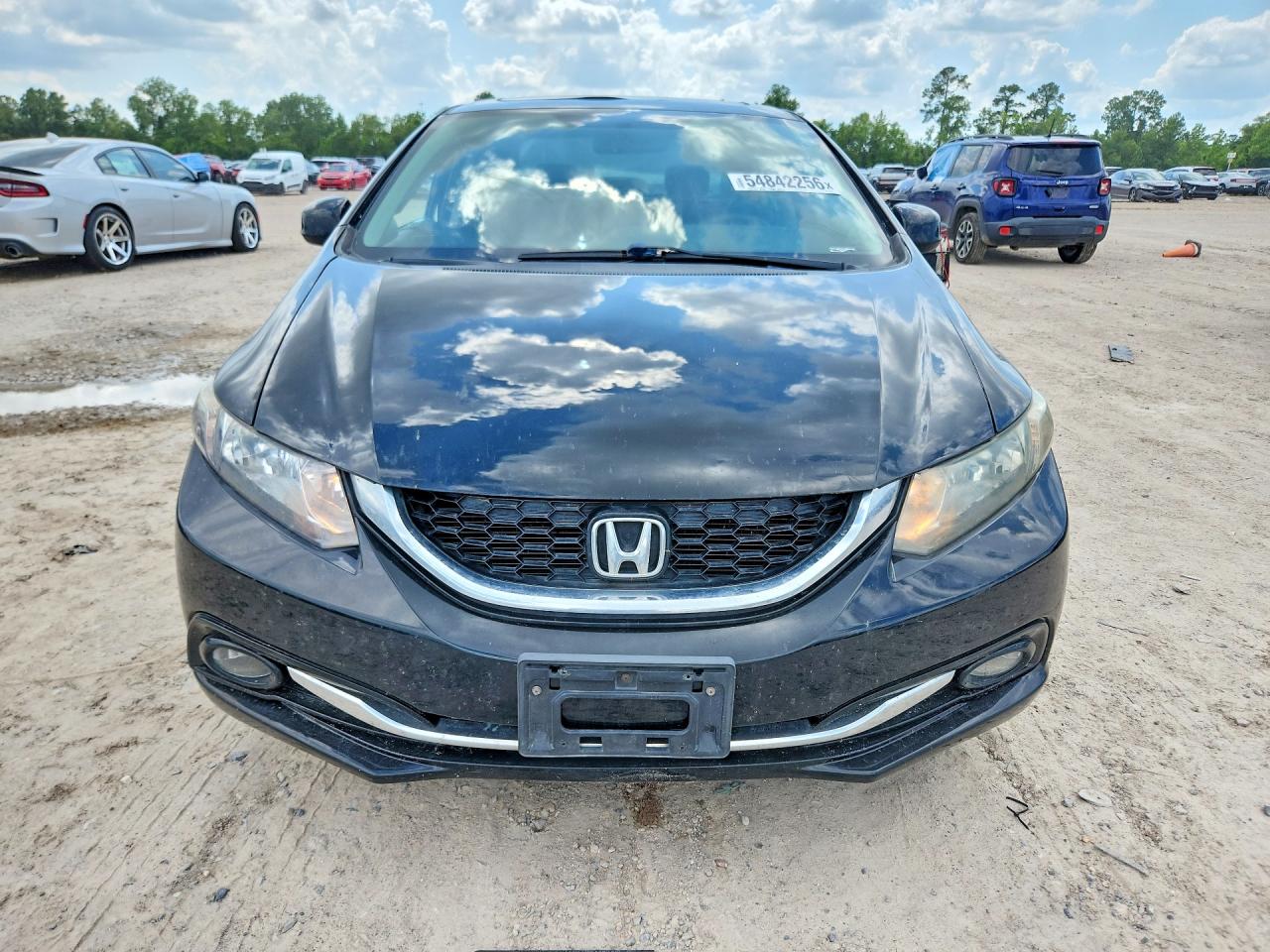 2013 Honda Civic Exl Black vin: 19XFB2F95DE022904