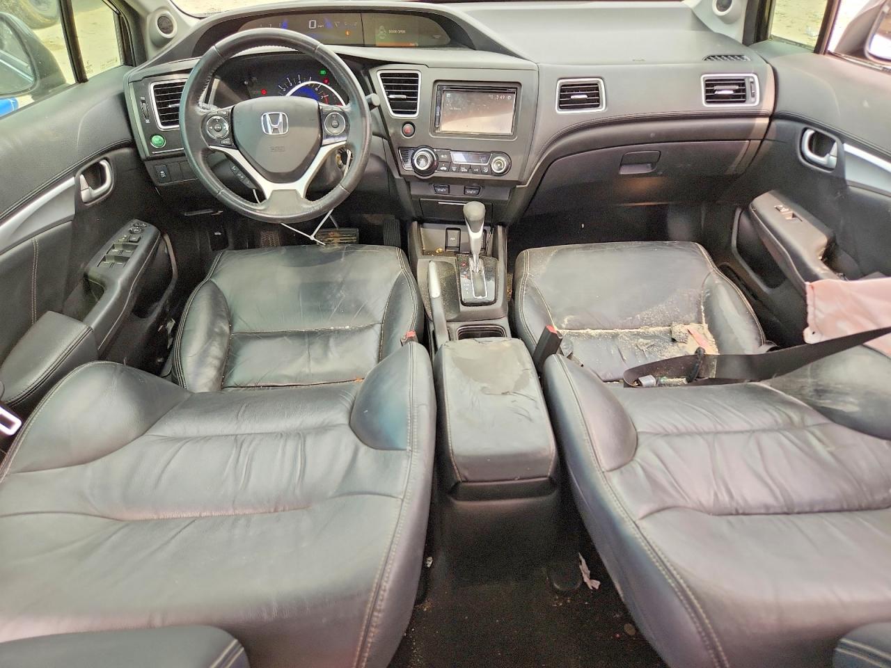 2013 Honda Civic Exl Black vin: 19XFB2F95DE022904