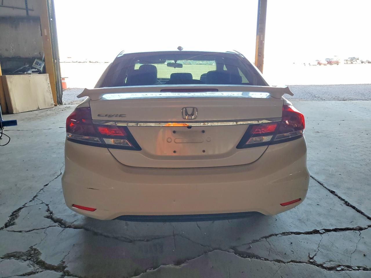 2013 Honda Civic Exl White vin: 19XFB2F95DE046099