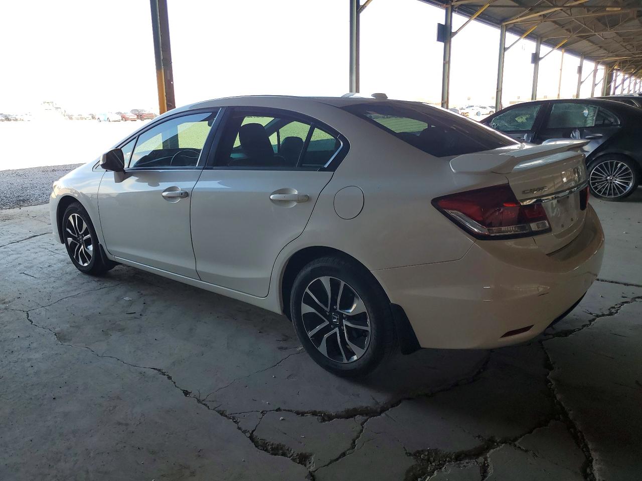 2013 Honda Civic Exl White vin: 19XFB2F95DE046099