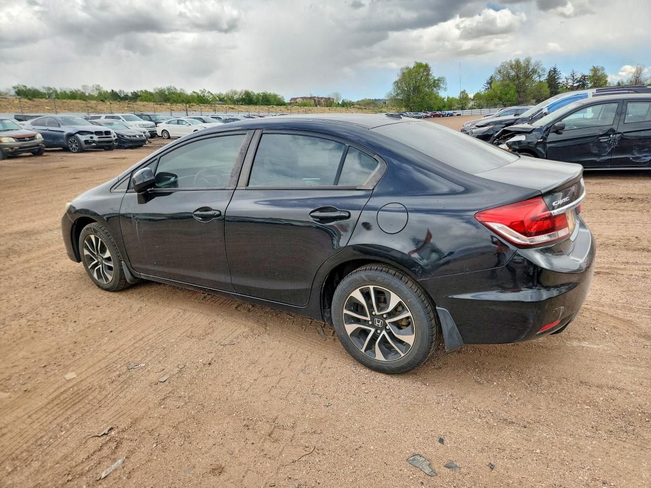 2013 Honda Civic Exl Black vin: 19XFB2F95DE056695