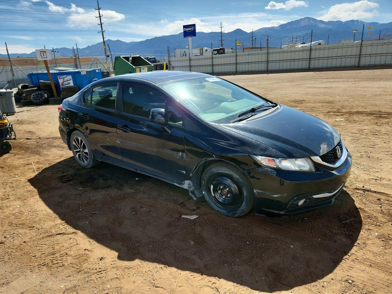 2013 Honda Civic Exl Black vin: 19XFB2F95DE056695