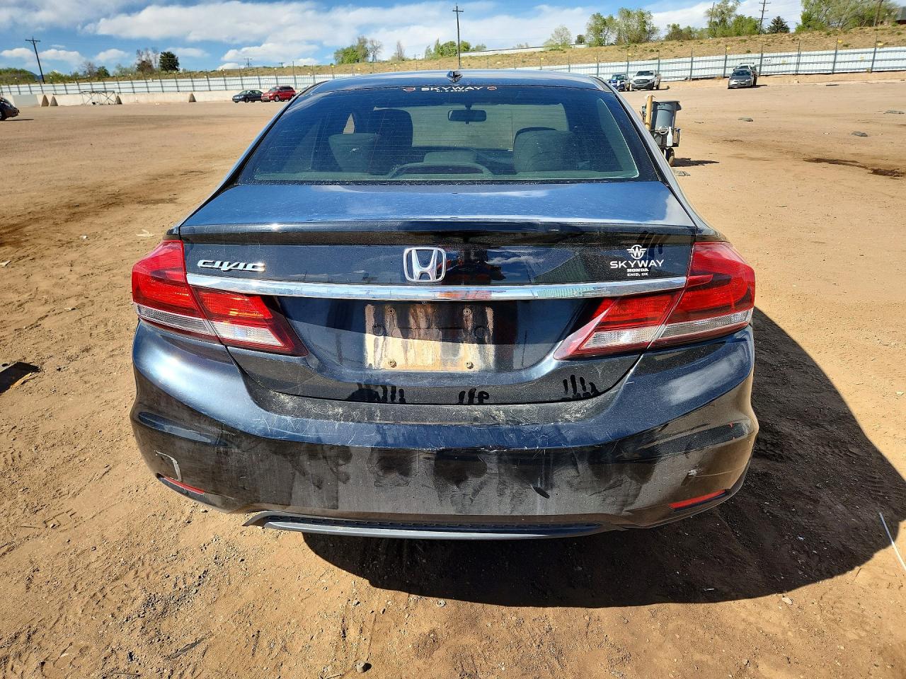 2013 Honda Civic Exl Black vin: 19XFB2F95DE056695