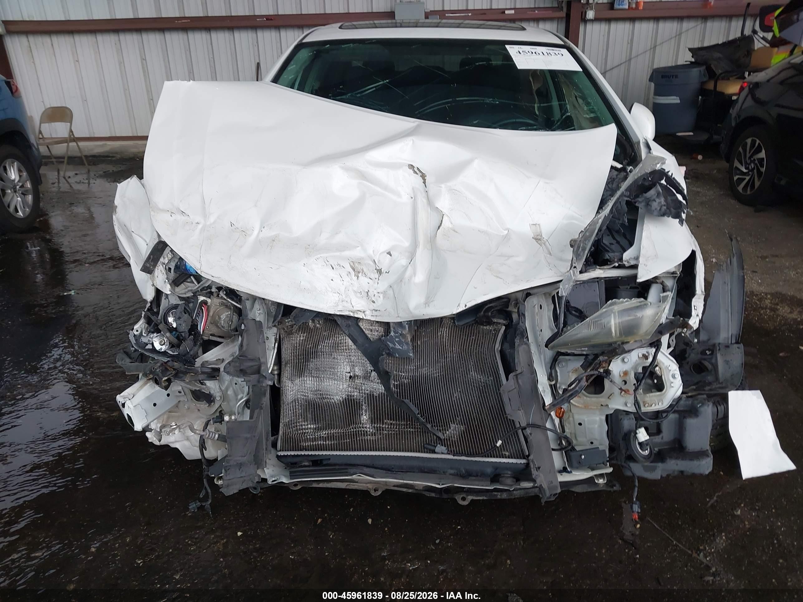 2013 Honda Civic Ex-l White vin: 19XFB2F95DE071326
