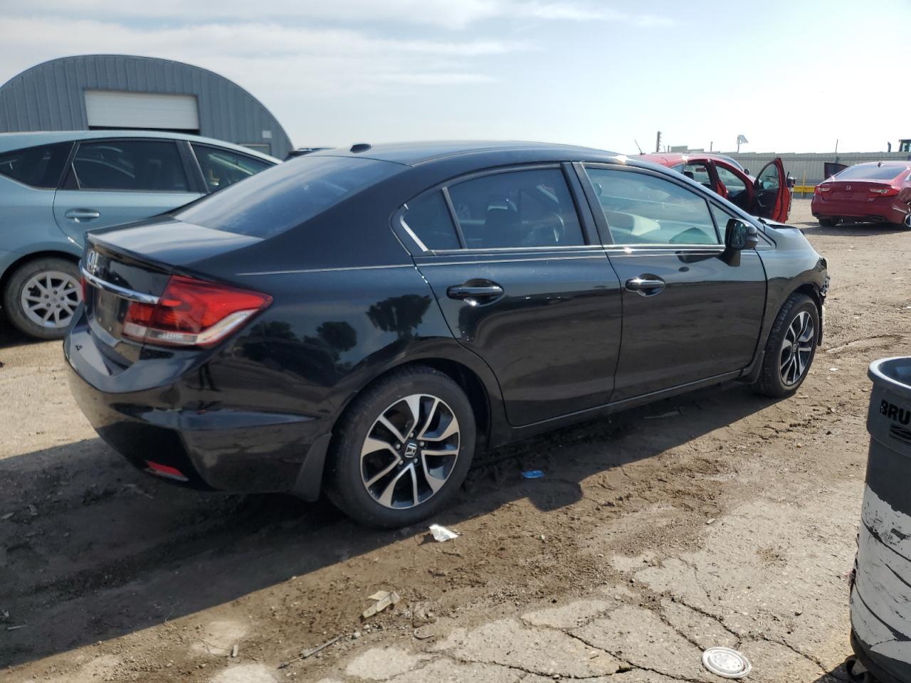 2013 Honda Civic Exl Black vin: 19XFB2F95DE204330
