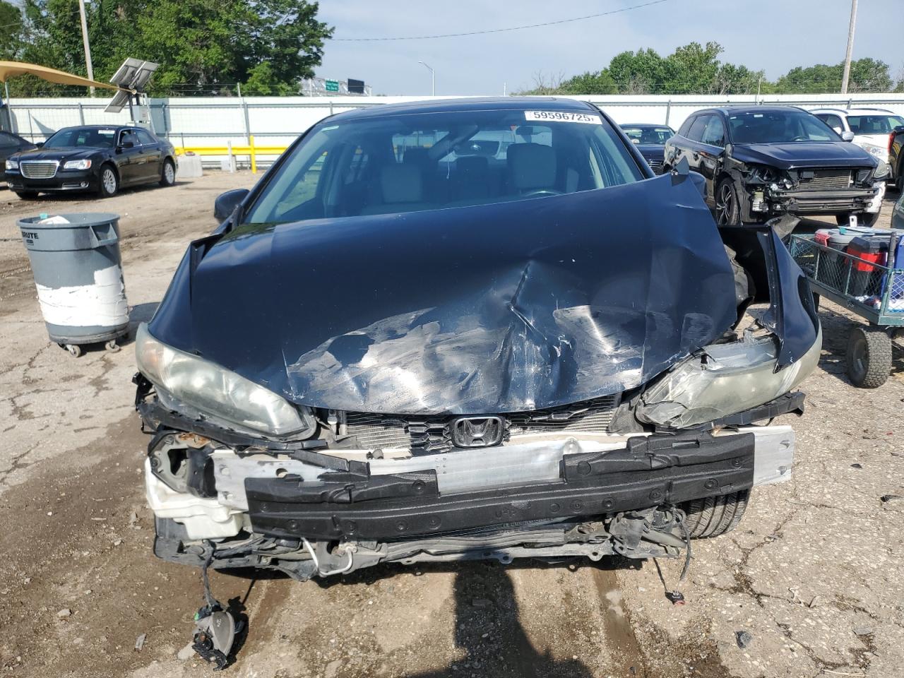 2013 Honda Civic Exl Black vin: 19XFB2F95DE204330