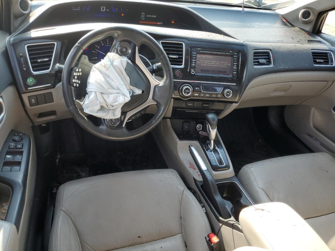 2013 Honda Civic Exl Black vin: 19XFB2F95DE204330
