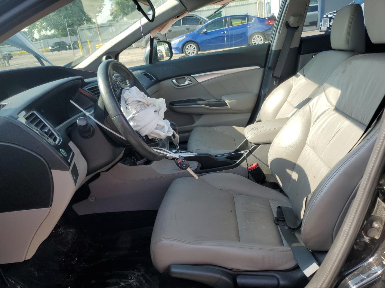 2013 Honda Civic Exl Black vin: 19XFB2F95DE204330