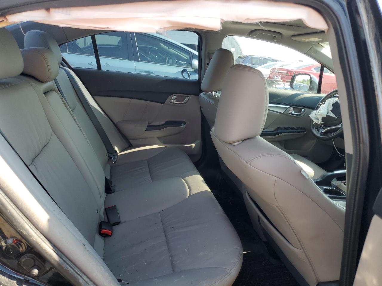 2013 Honda Civic Exl Black vin: 19XFB2F95DE204330