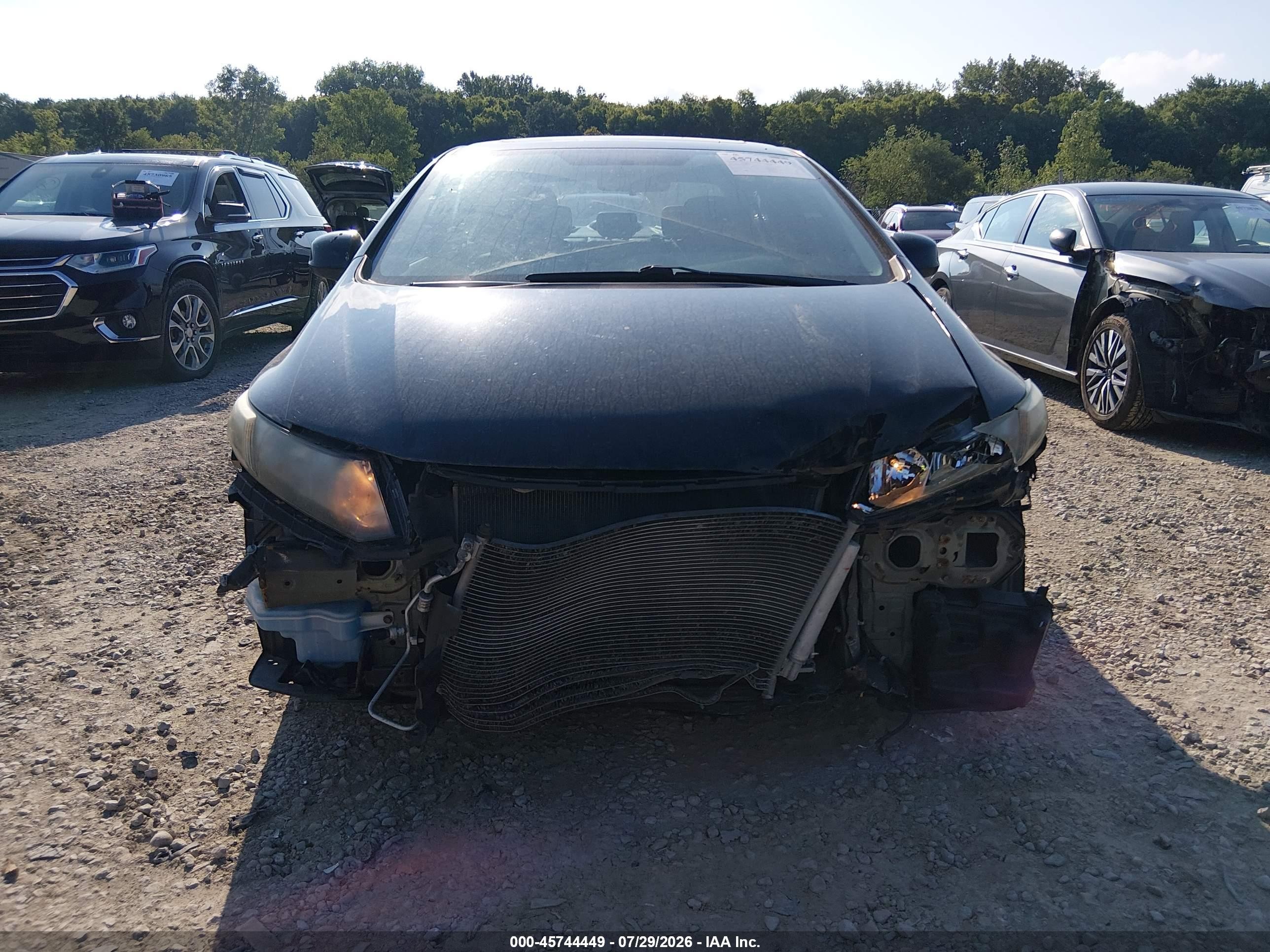 2013 Honda Civic Ex-l Black vin: 19XFB2F95DE240535