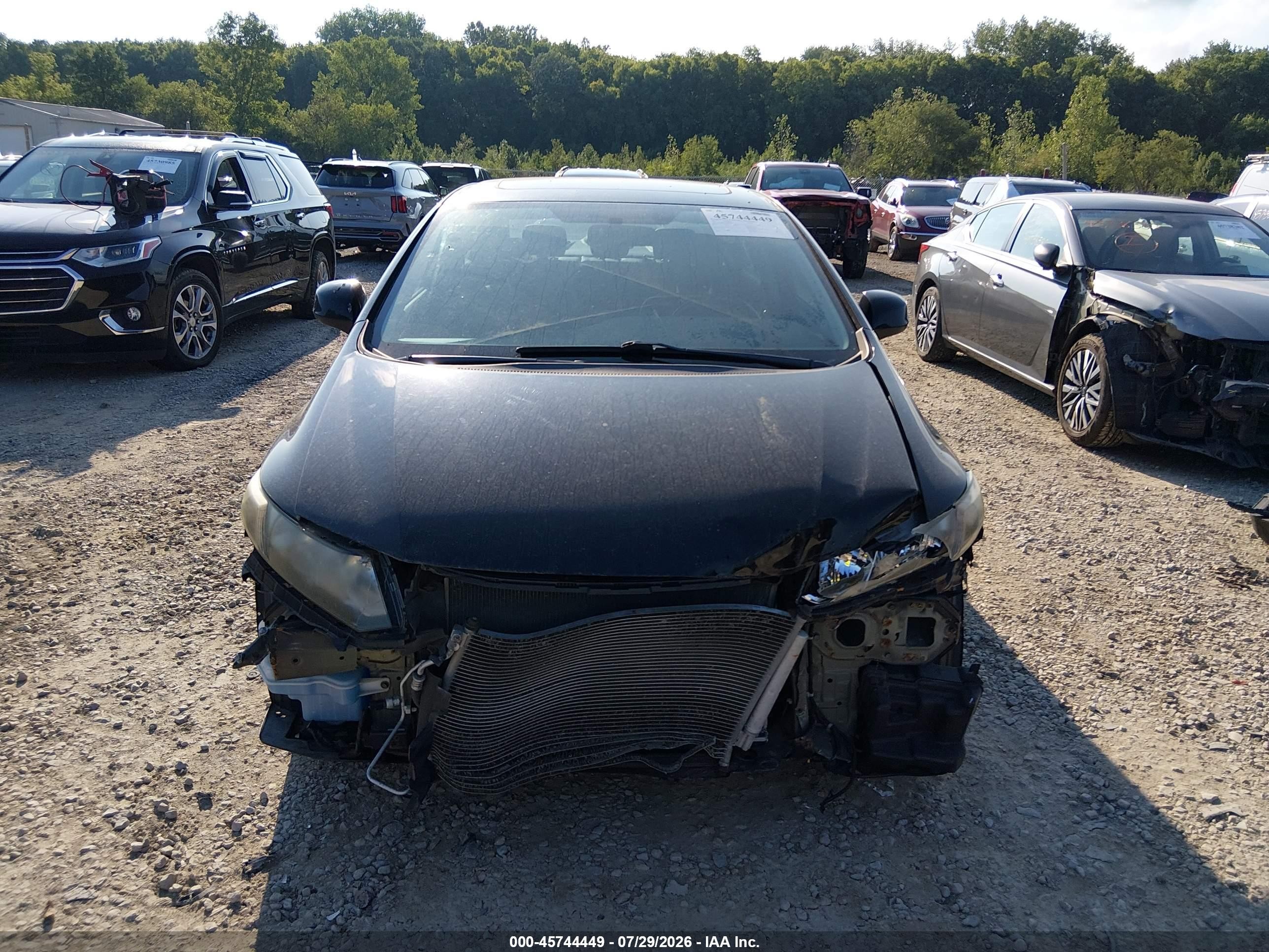 2013 Honda Civic Ex-l Black vin: 19XFB2F95DE240535