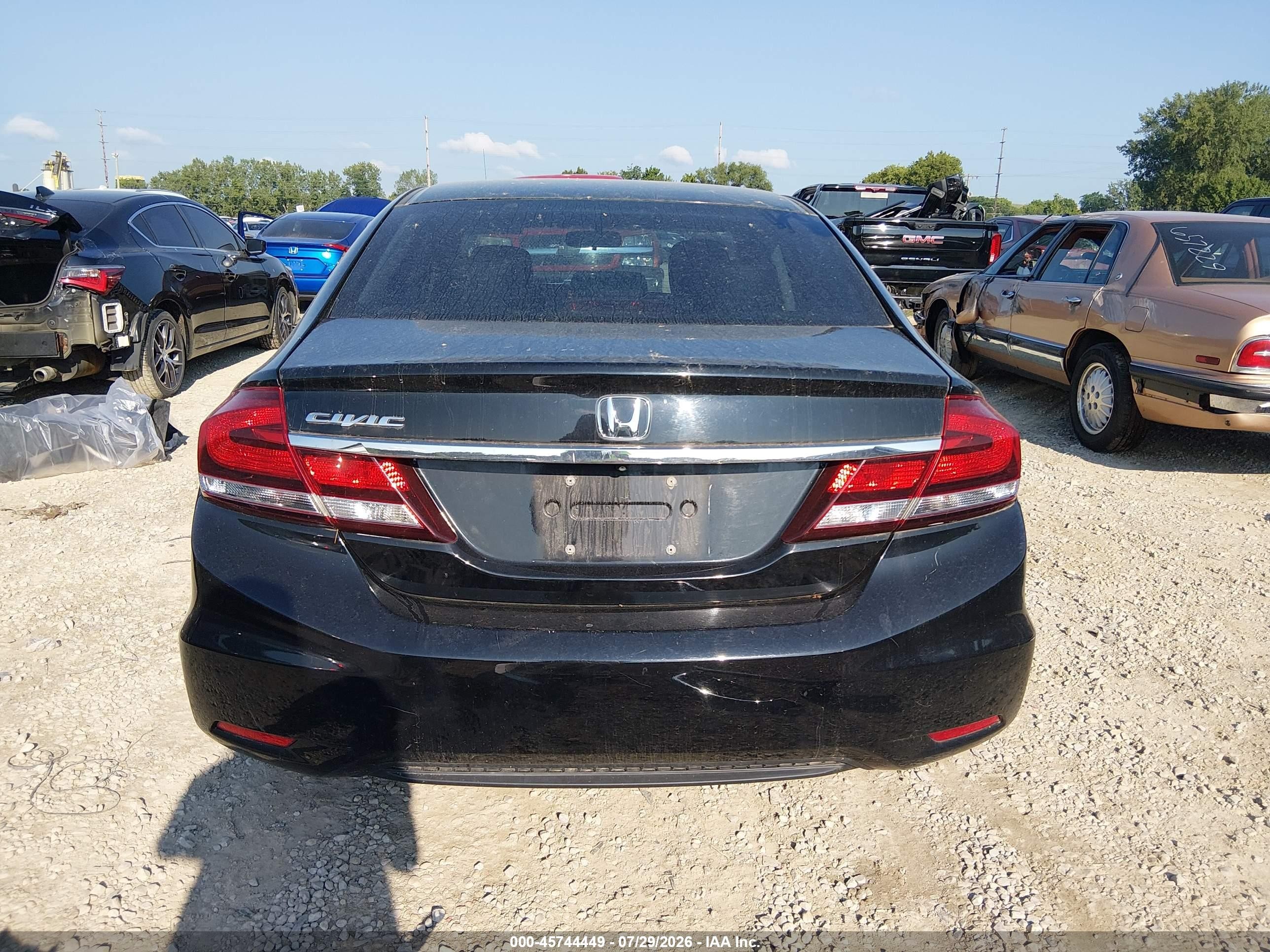 2013 Honda Civic Ex-l Black vin: 19XFB2F95DE240535