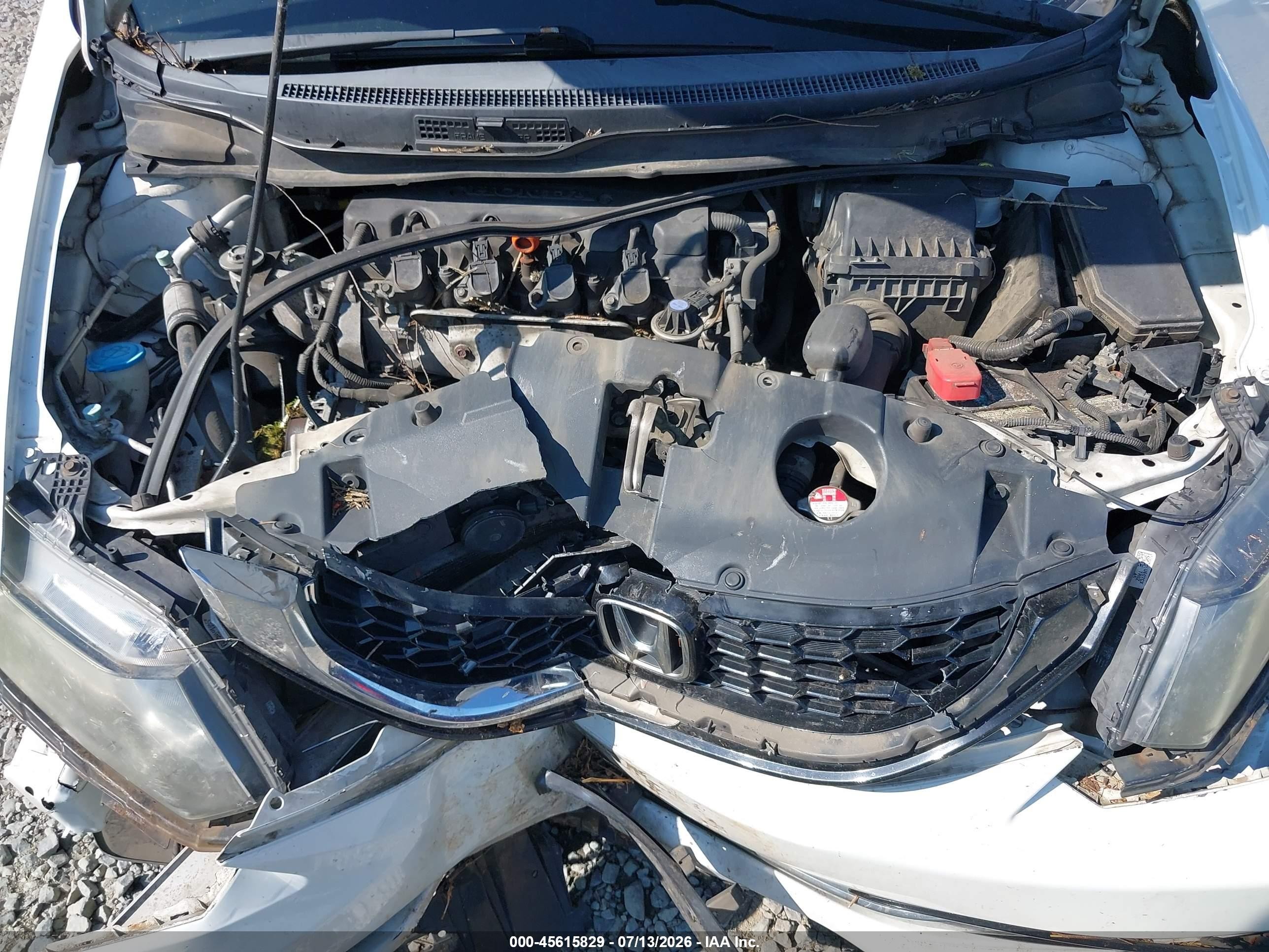 2013 Honda Civic Ex-l Белый vin: 19XFB2F95DE242494
