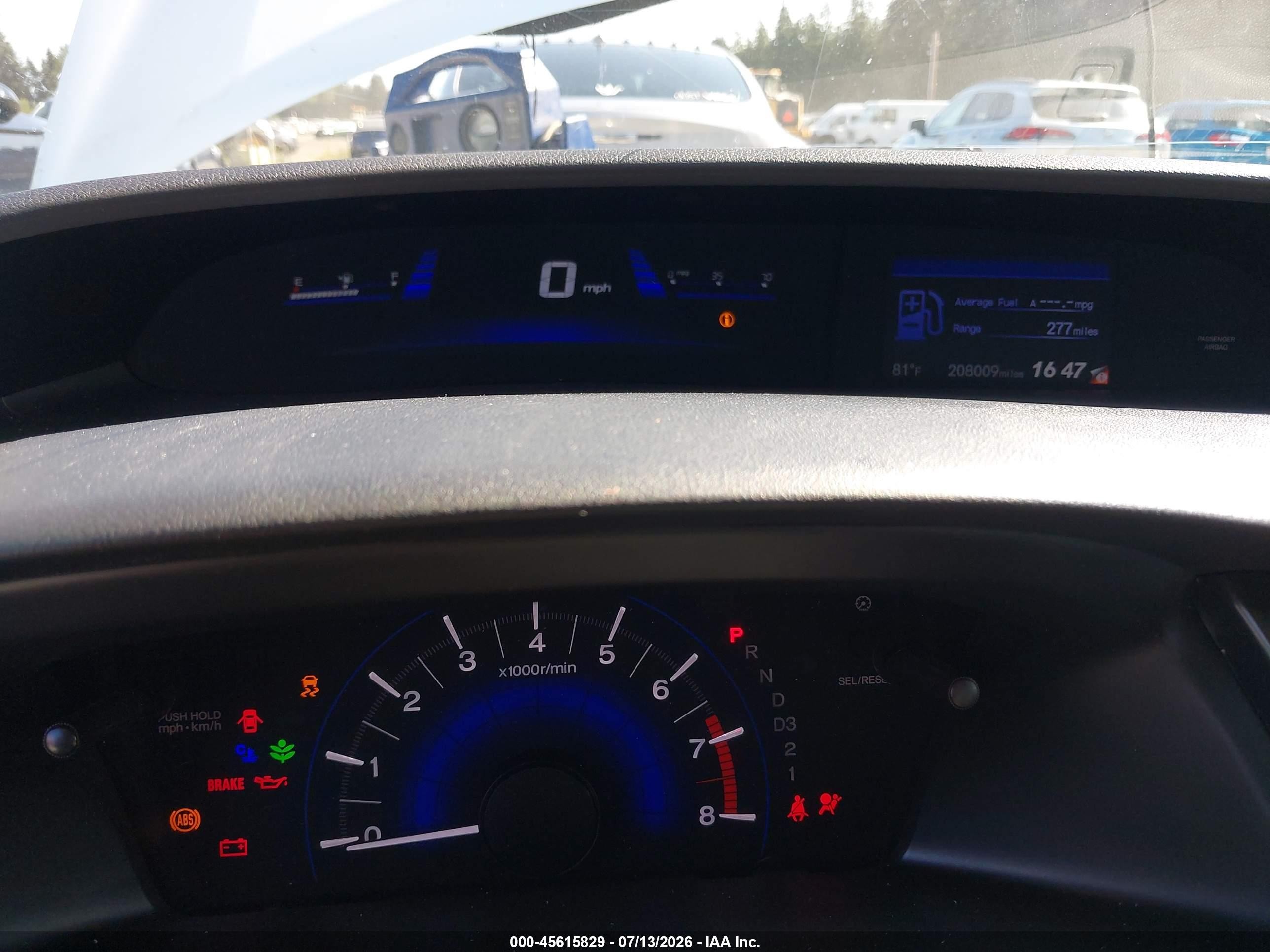 2013 Honda Civic Ex-l Белый vin: 19XFB2F95DE242494