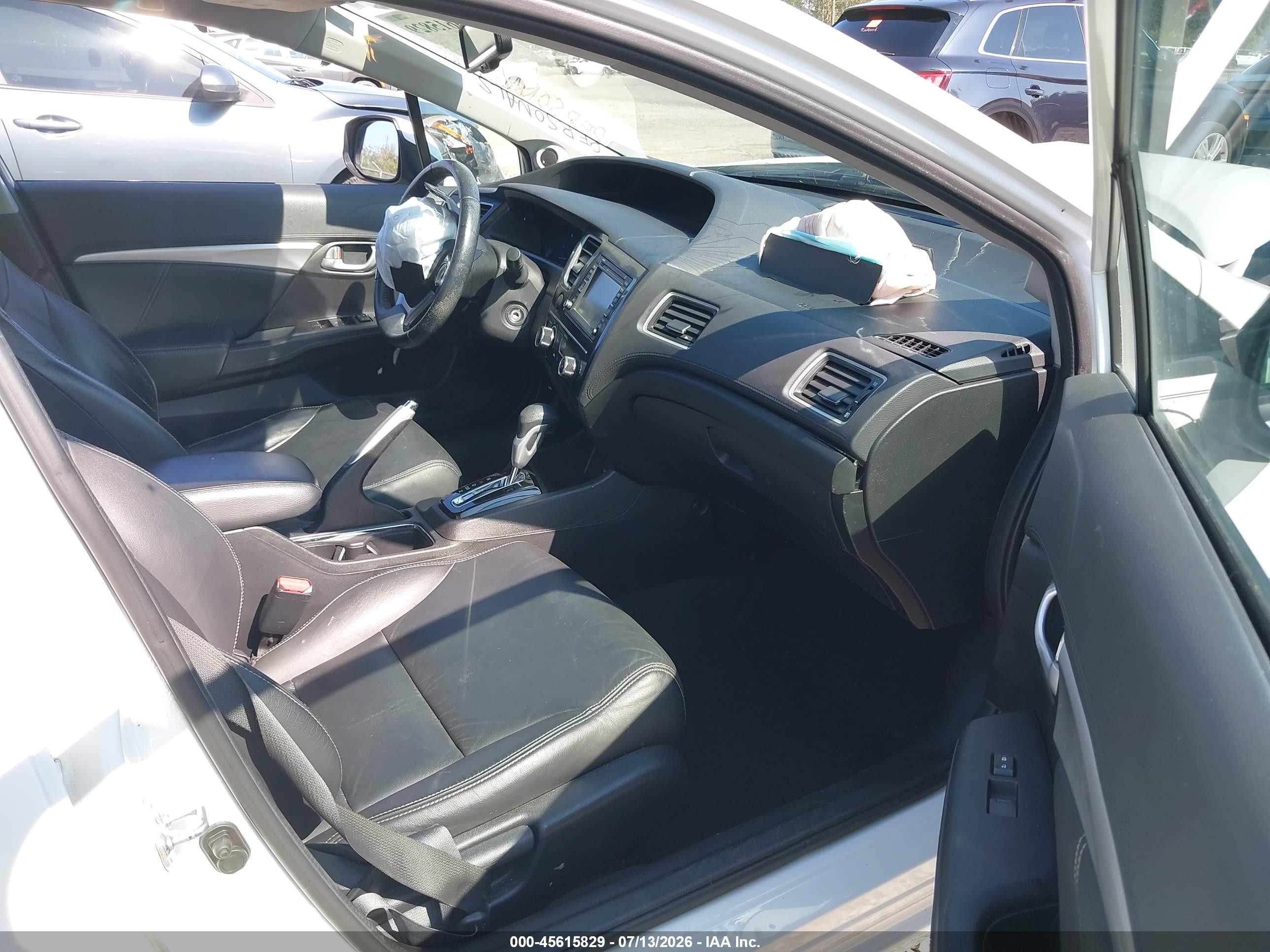 2013 Honda Civic Ex-l Белый vin: 19XFB2F95DE242494