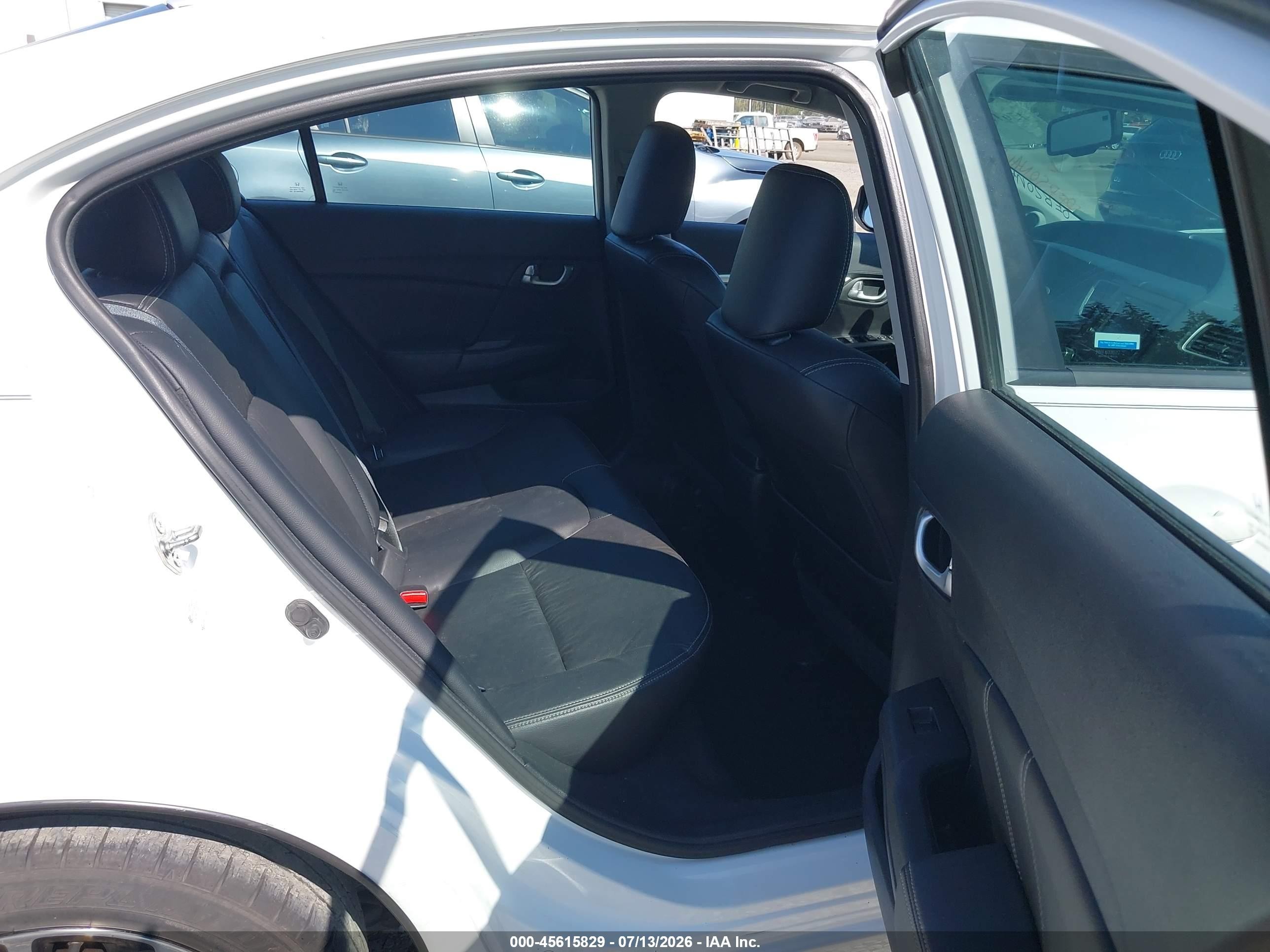 2013 Honda Civic Ex-l Белый vin: 19XFB2F95DE242494