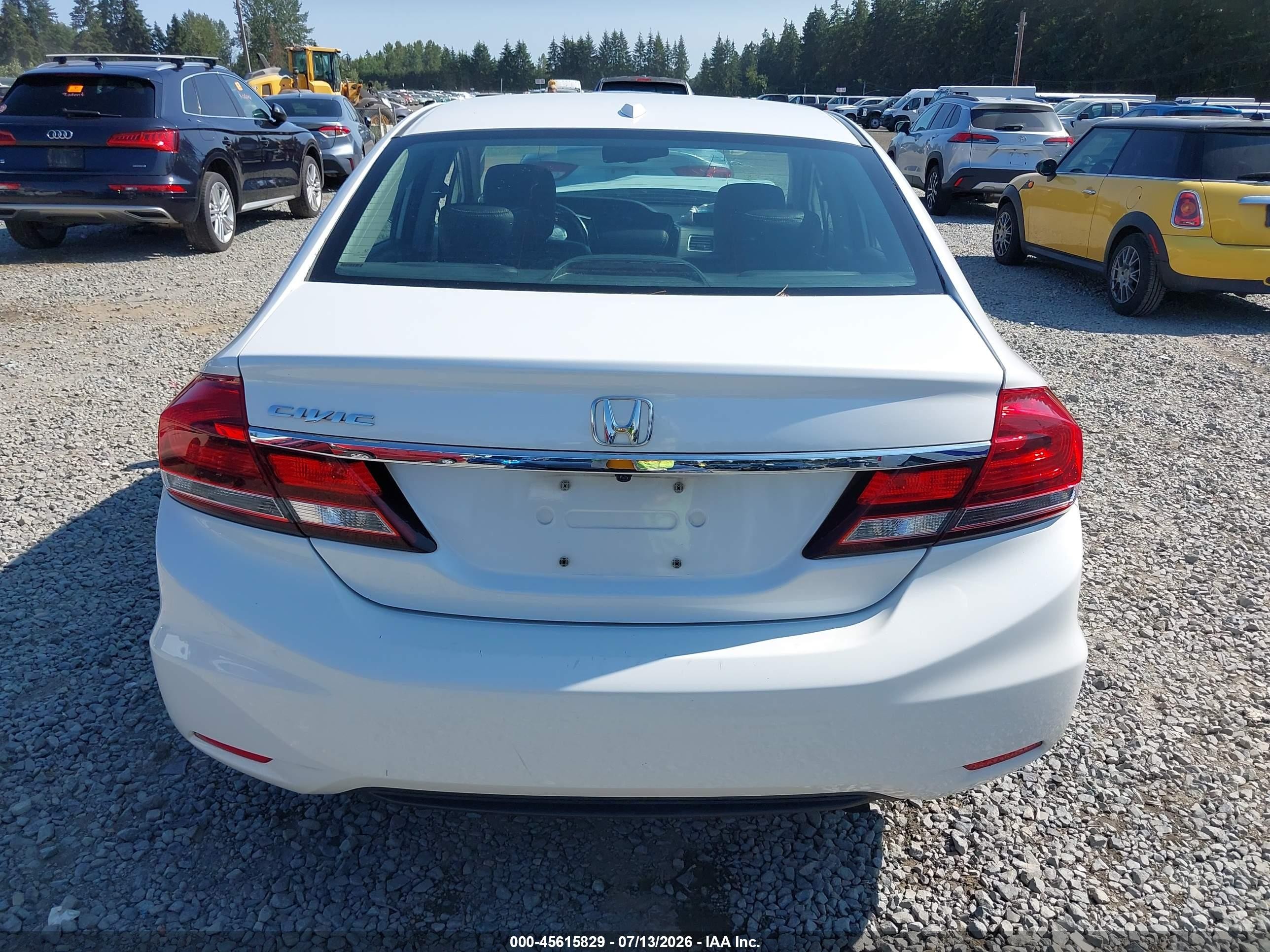 2013 Honda Civic Ex-l Белый vin: 19XFB2F95DE242494