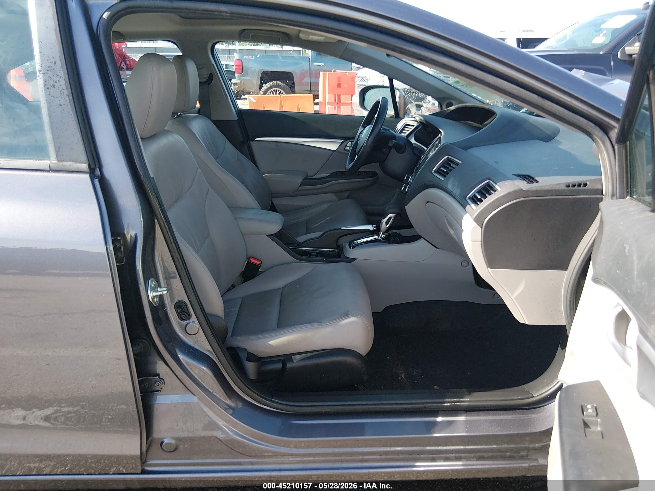 2014 Honda Civic Ex-l Gray vin: 19XFB2F95EE003951