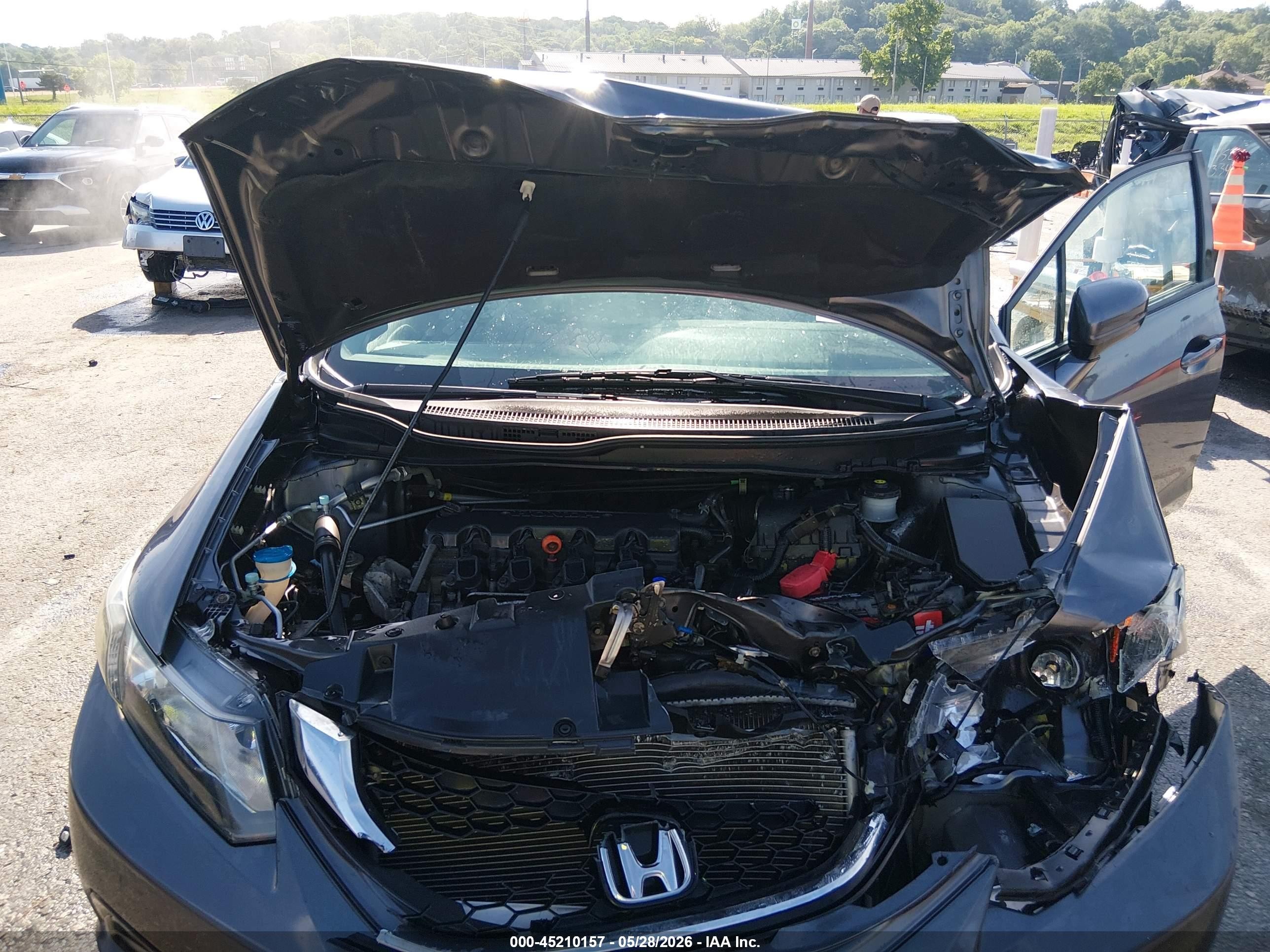 2014 Honda Civic Ex-l Gray vin: 19XFB2F95EE003951