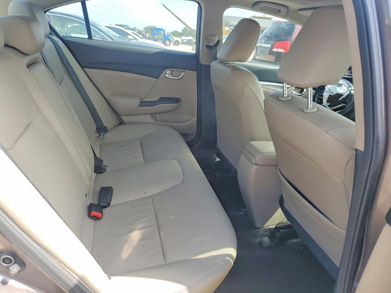 2014 Honda Civic Exl Gray vin: 19XFB2F95EE038103