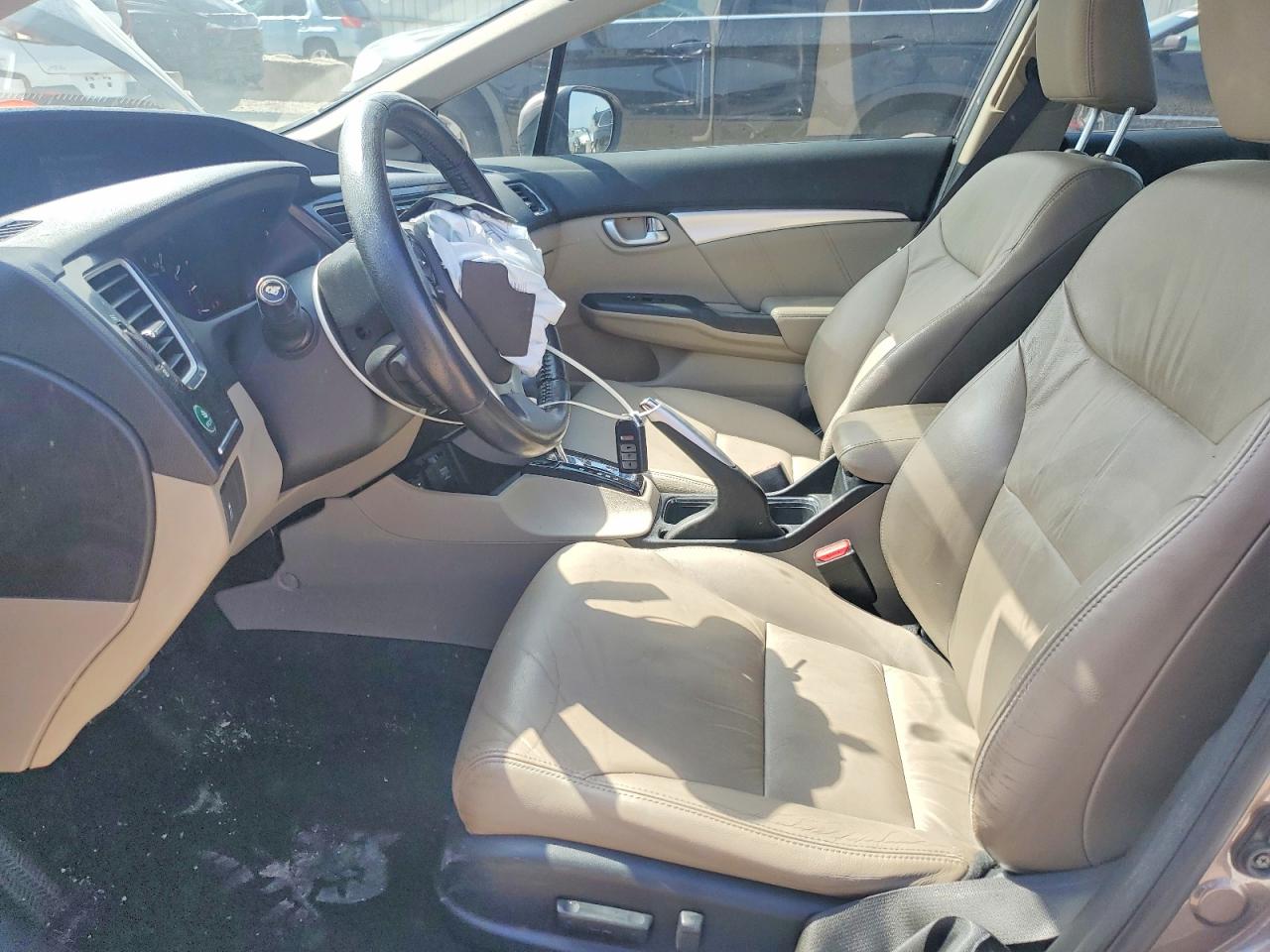 2014 Honda Civic Exl Gray vin: 19XFB2F95EE038103