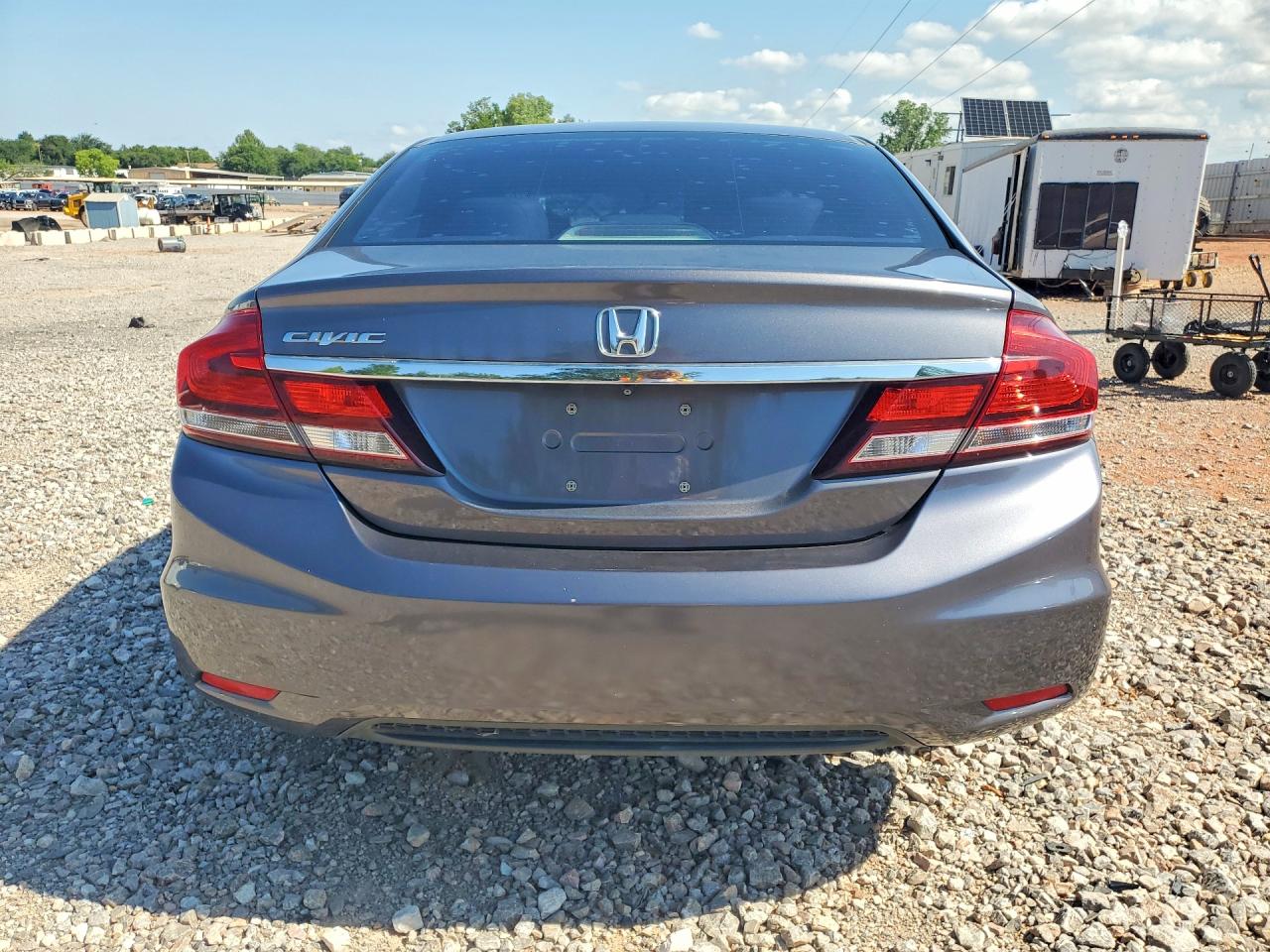 2014 Honda Civic Exl Gray vin: 19XFB2F95EE045682