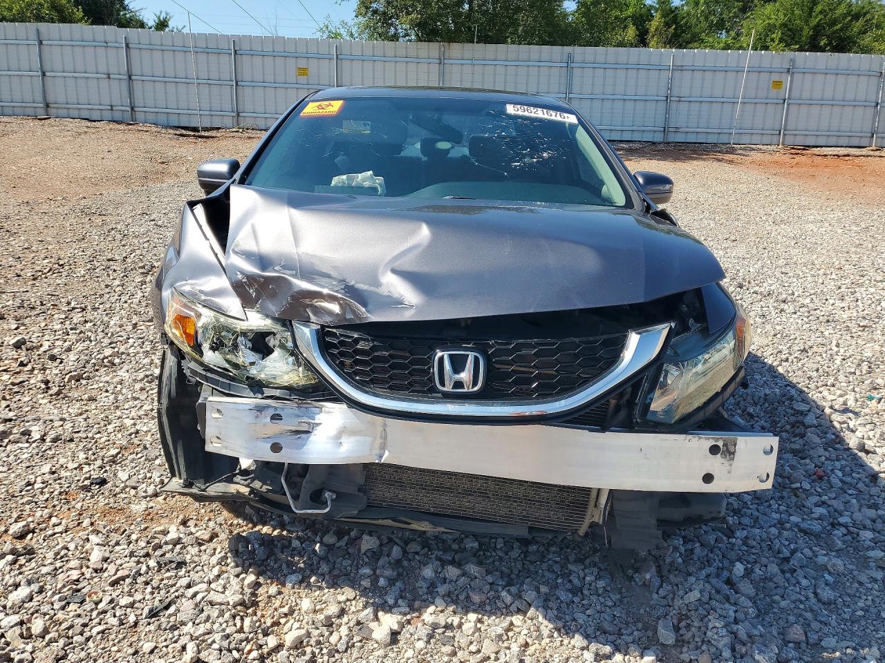 2014 Honda Civic Exl Gray vin: 19XFB2F95EE045682