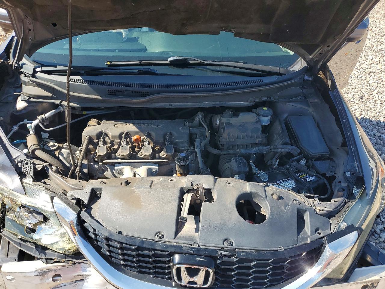 2014 Honda Civic Exl Gray vin: 19XFB2F95EE045682