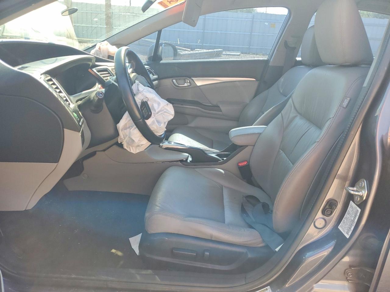 2014 Honda Civic Exl Gray vin: 19XFB2F95EE045682