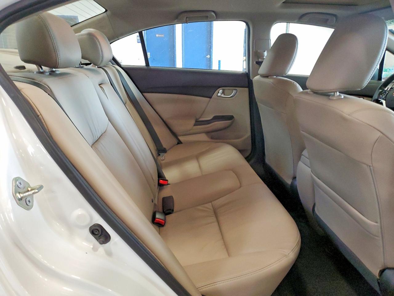 2014 Honda Civic Exl White vin: 19XFB2F95EE065446