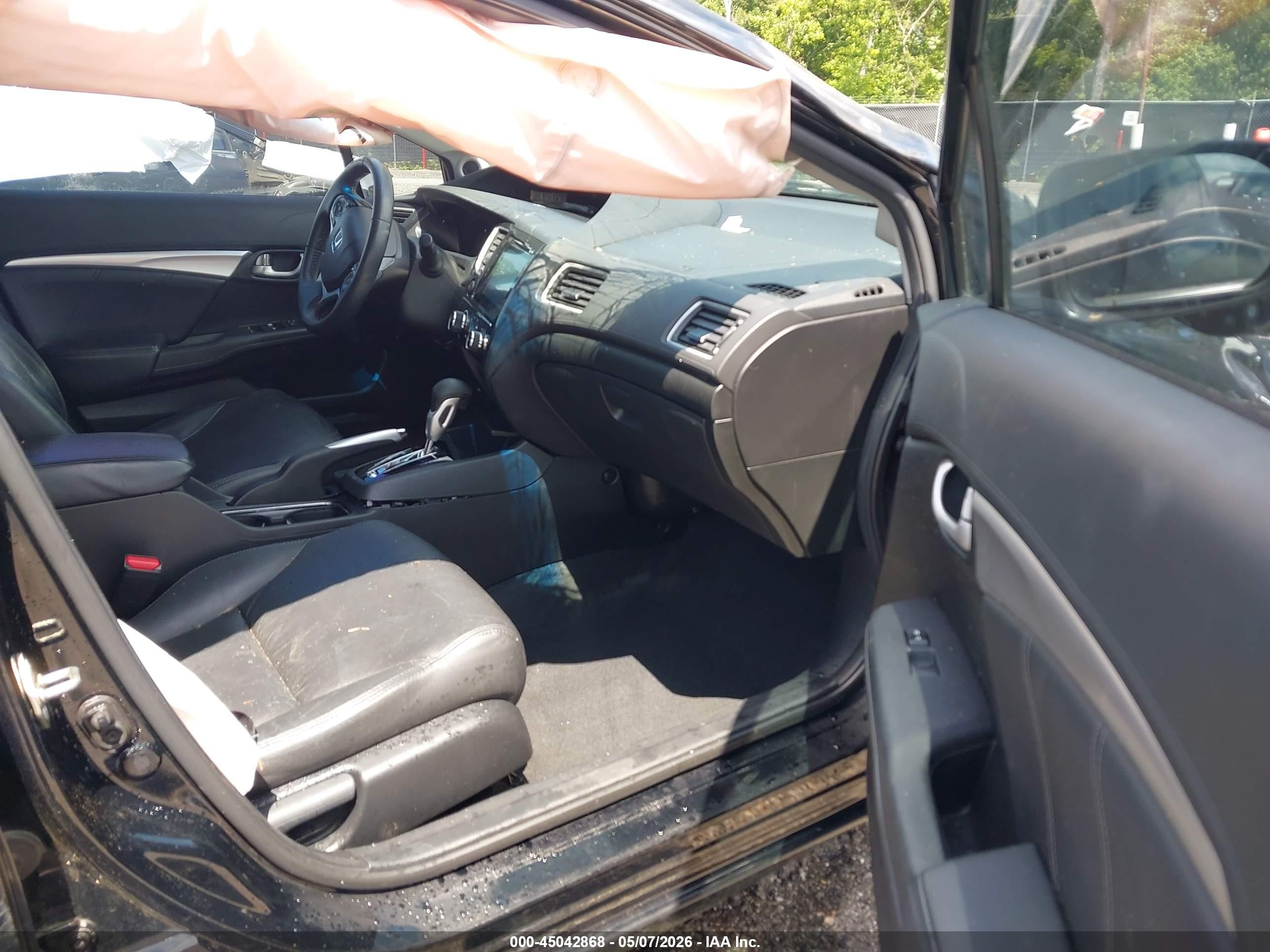 2014 Honda Civic Ex-l Черный vin: 19XFB2F95EE071585