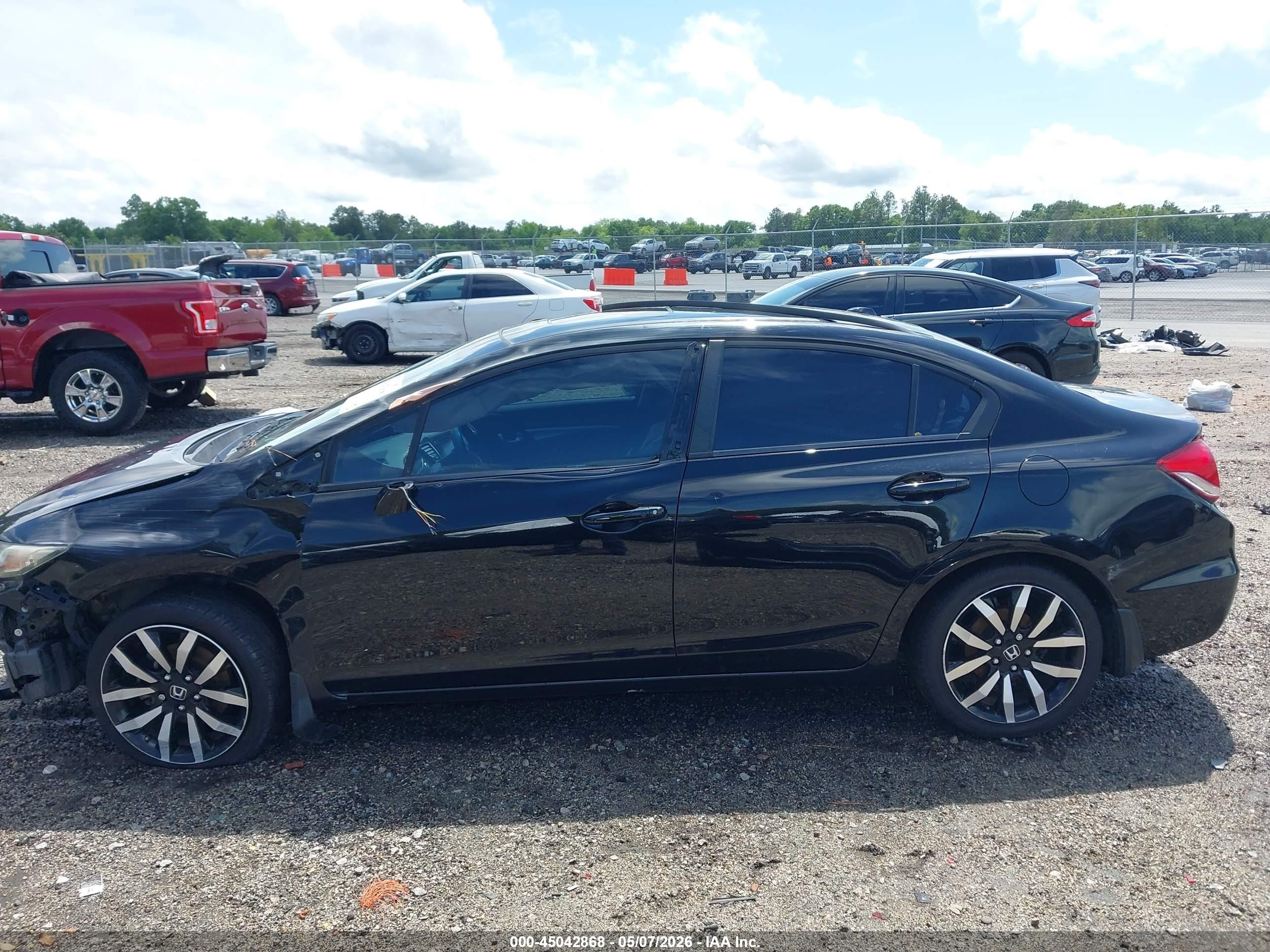 2014 Honda Civic Ex-l Черный vin: 19XFB2F95EE071585