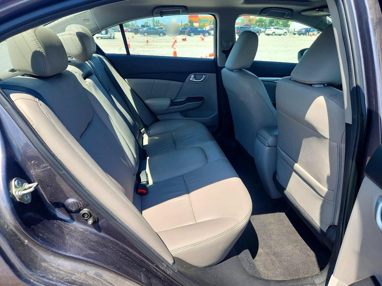 2014 Honda Civic Exl Gray vin: 19XFB2F95EE082327