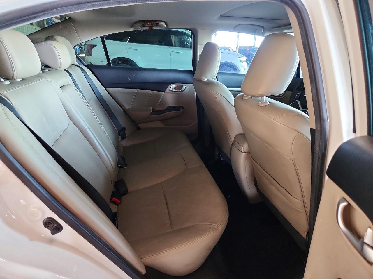 2014 Honda Civic Exl White vin: 19XFB2F95EE204233