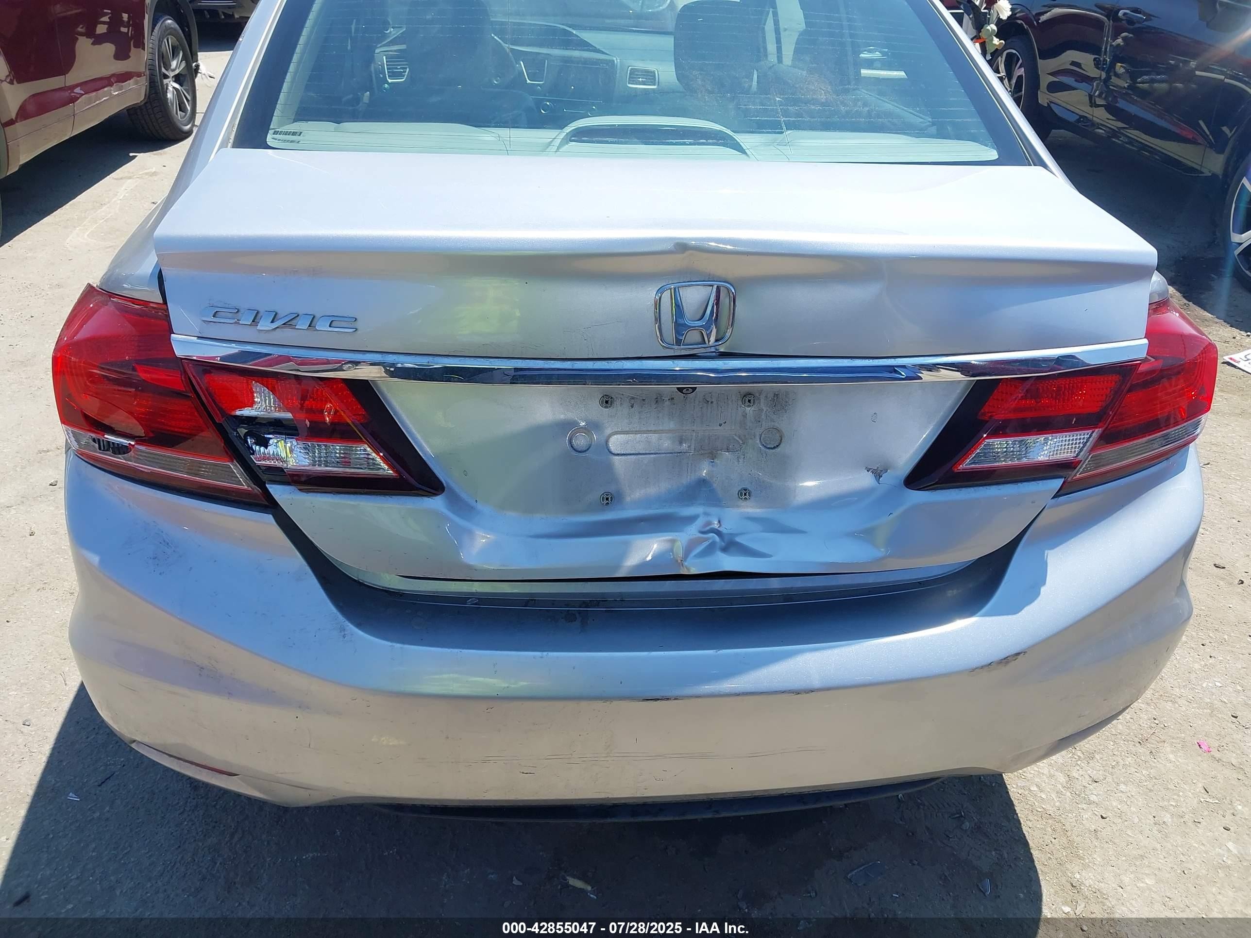 2014 Honda Civic Ex-l Серебряный vin: 19XFB2F95EE240522