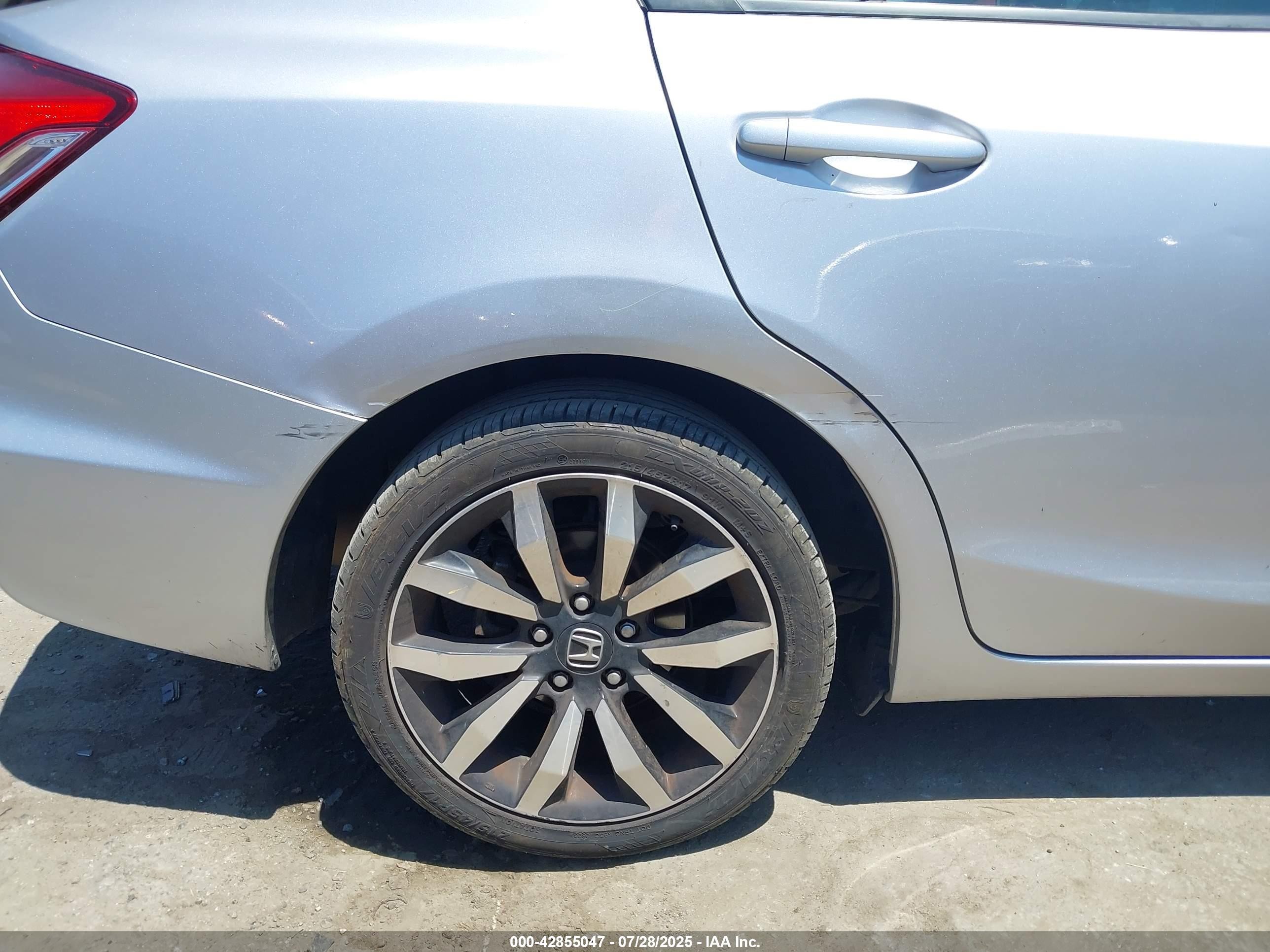 2014 Honda Civic Ex-l Серебряный vin: 19XFB2F95EE240522