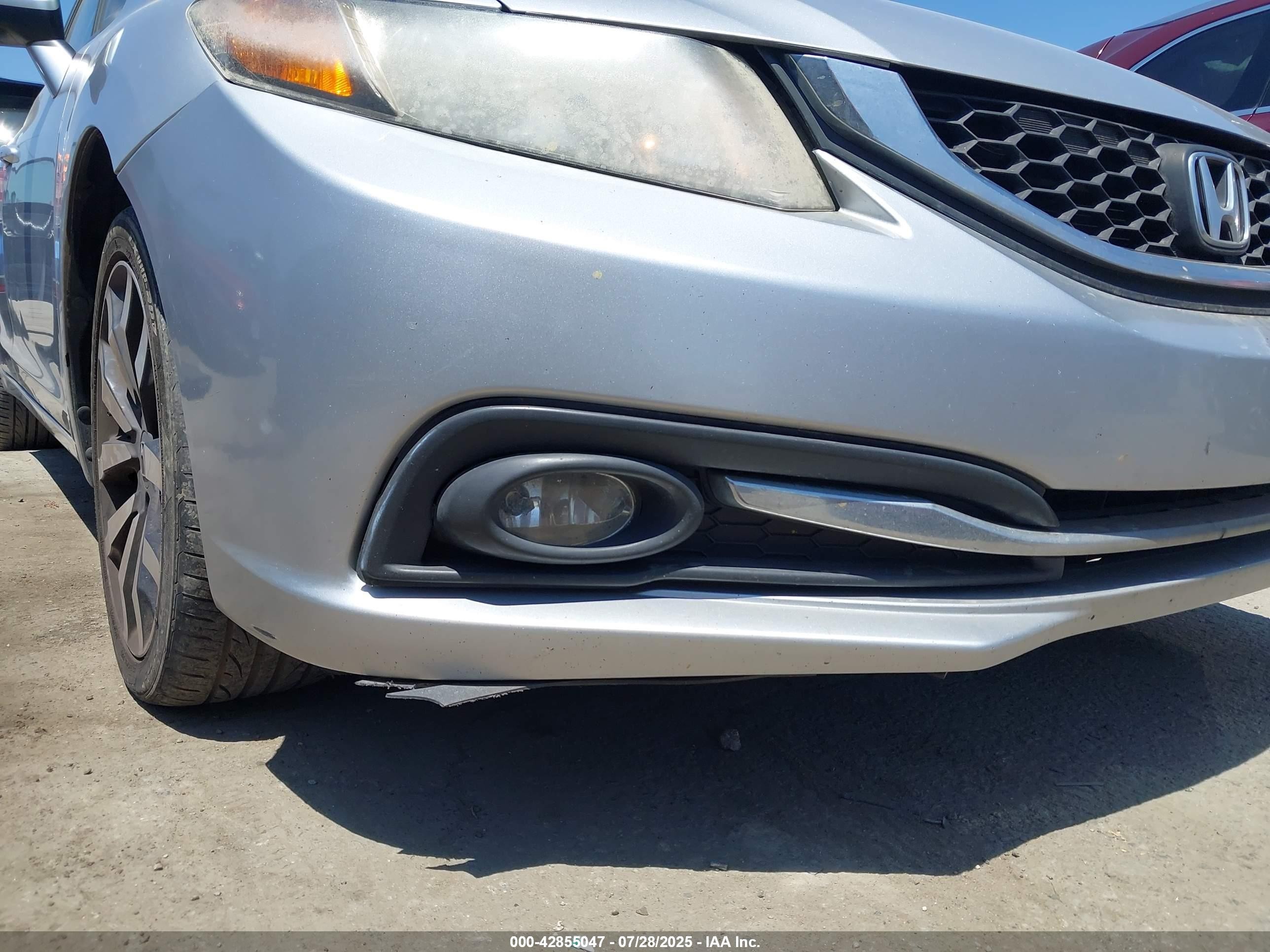 2014 Honda Civic Ex-l Серебряный vin: 19XFB2F95EE240522