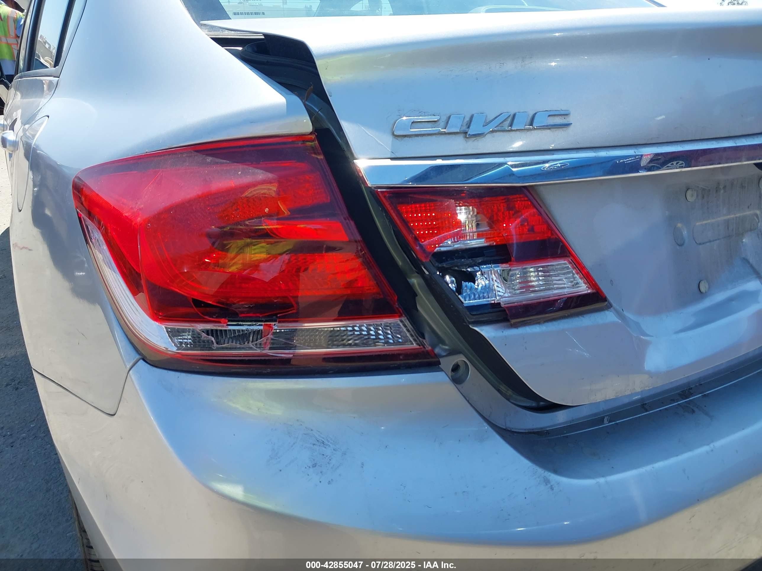 2014 Honda Civic Ex-l Серебряный vin: 19XFB2F95EE240522