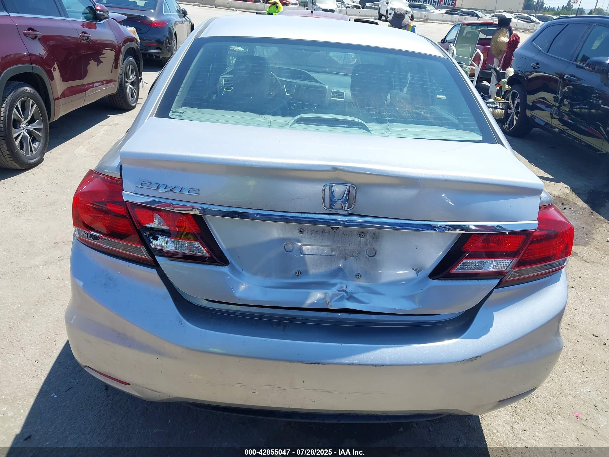 2014 Honda Civic Ex-l Серебряный vin: 19XFB2F95EE240522