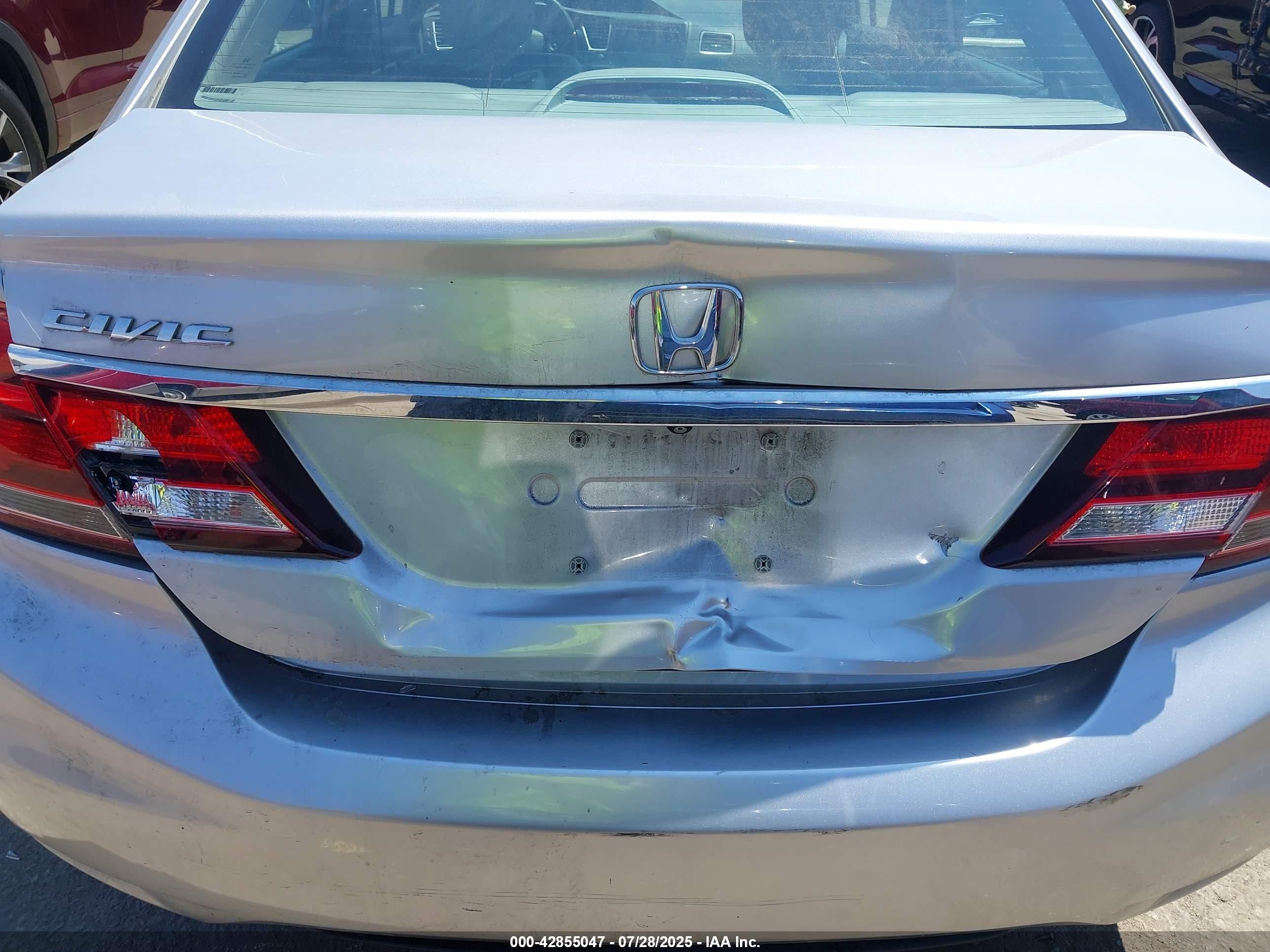 2014 Honda Civic Ex-l Серебряный vin: 19XFB2F95EE240522