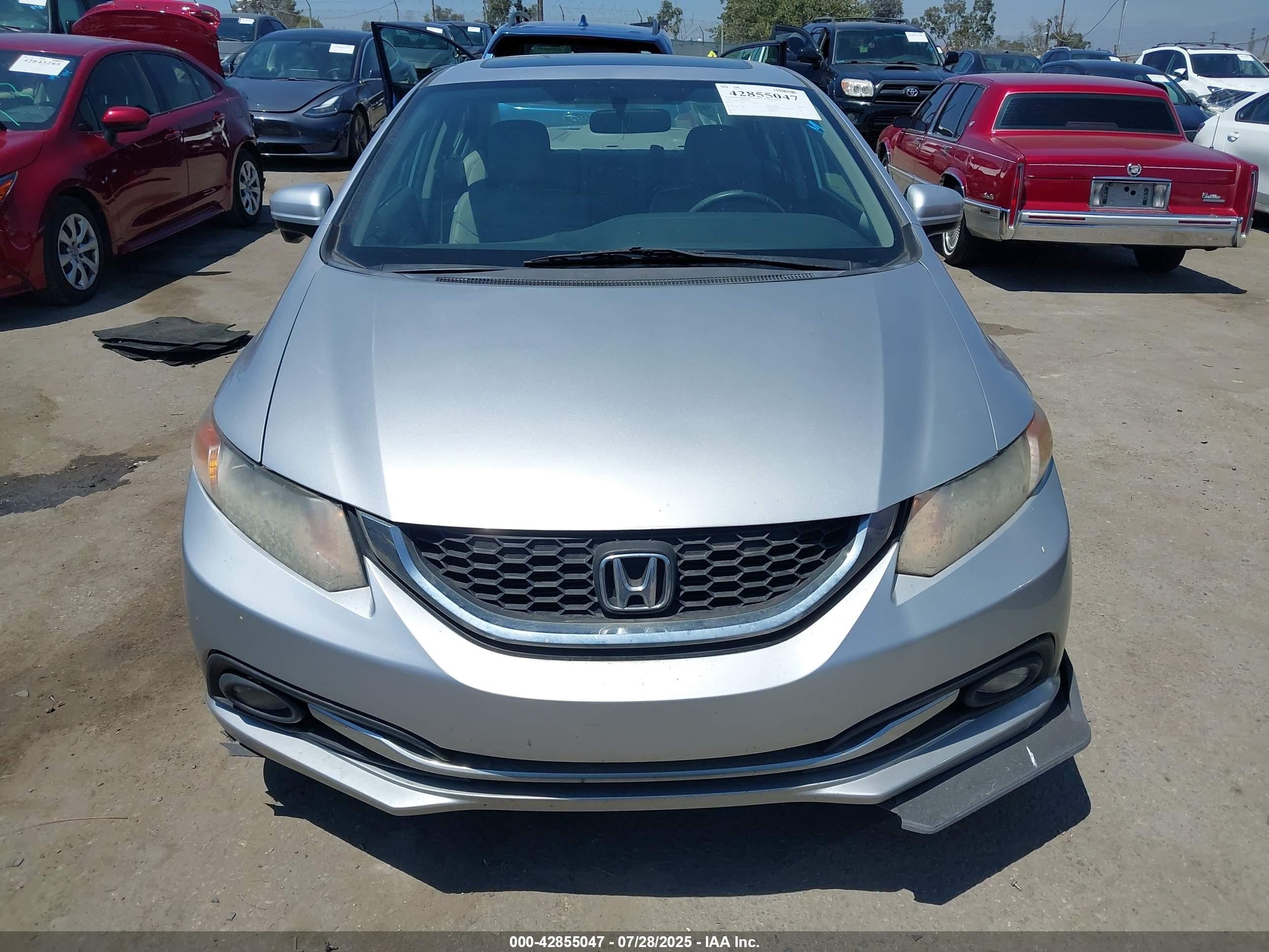 2014 Honda Civic Ex-l Серебряный vin: 19XFB2F95EE240522