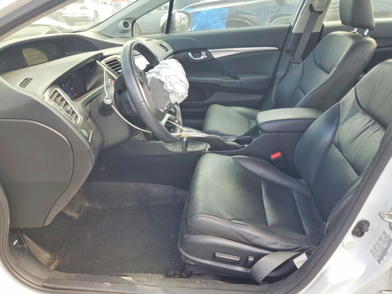 2014 Honda Civic Exl White vin: 19XFB2F95EE243808