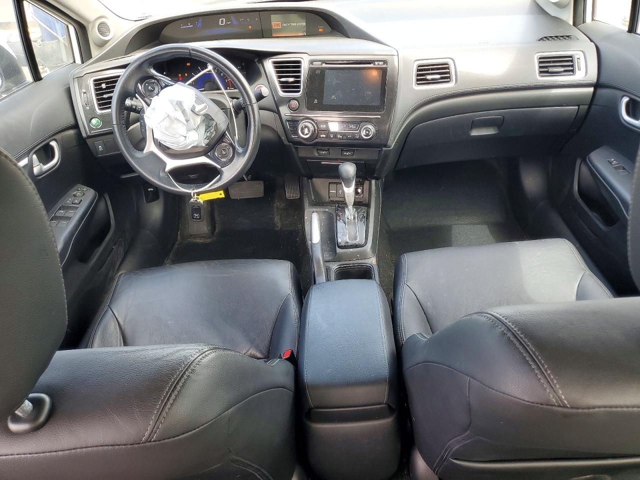 2014 Honda Civic Exl White vin: 19XFB2F95EE243808