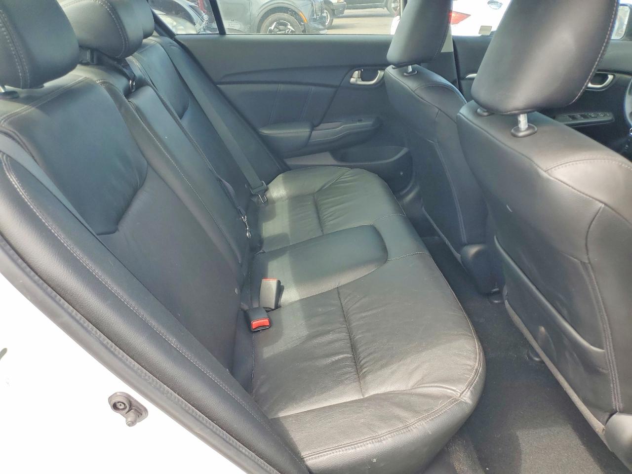 2014 Honda Civic Exl White vin: 19XFB2F95EE243808
