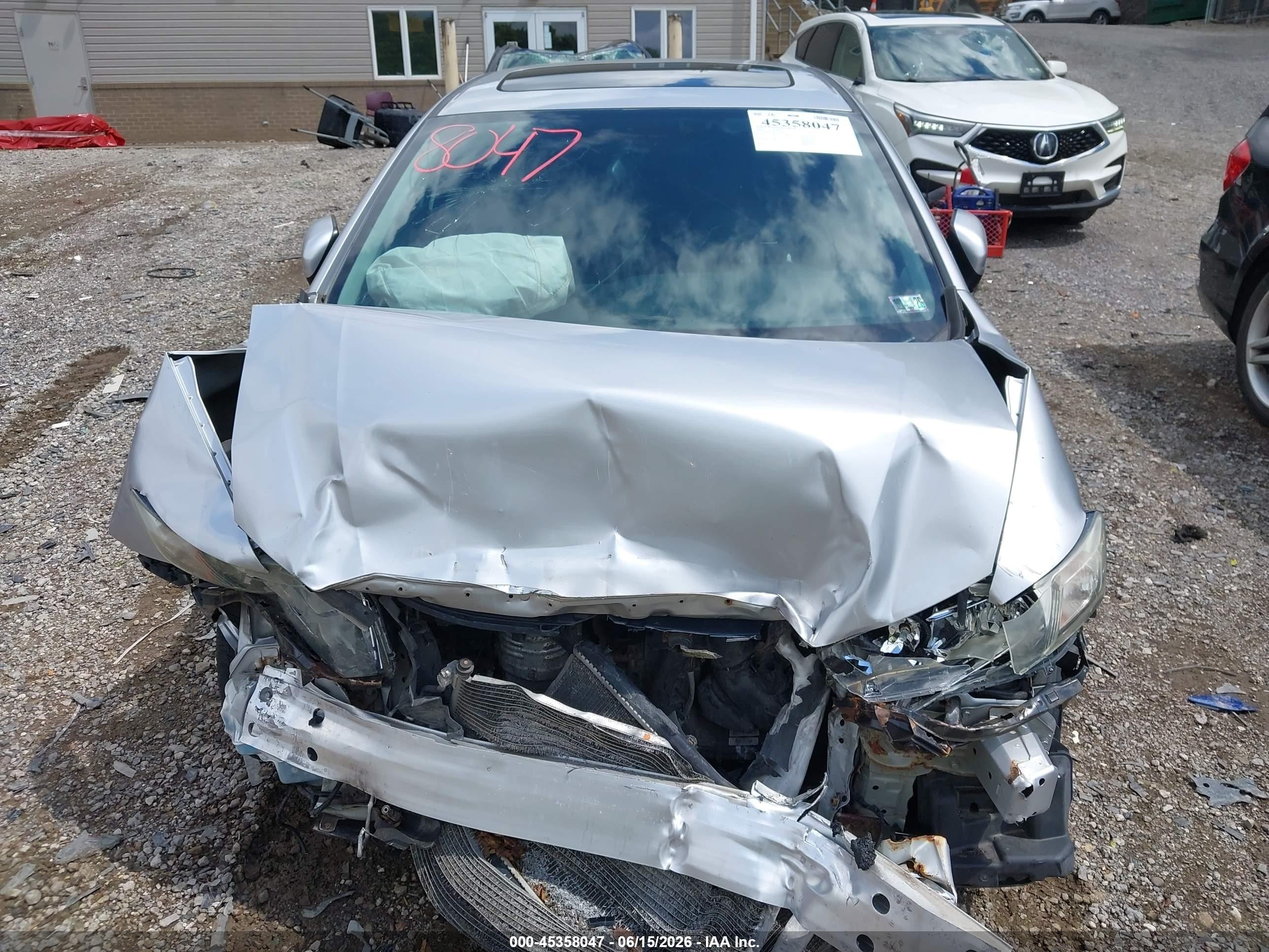 2014 Honda Civic Ex-l Silver vin: 19XFB2F95EE253707
