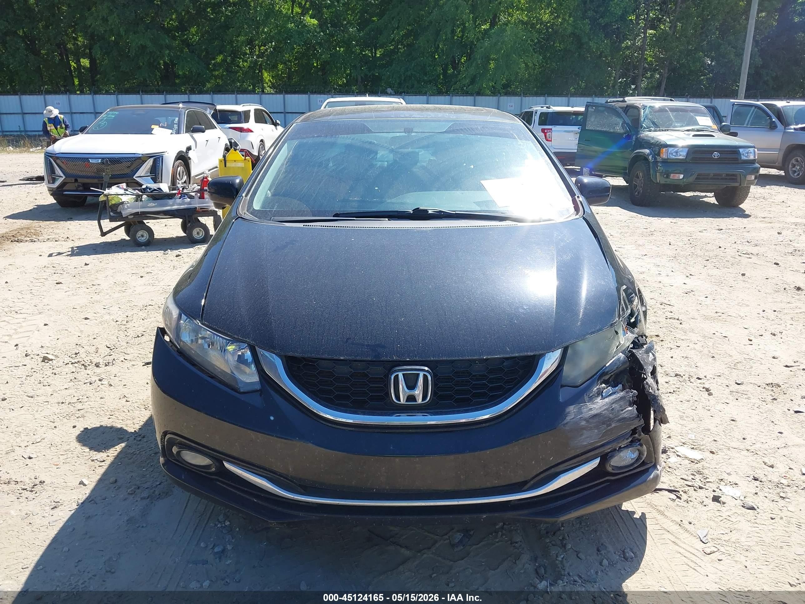 2015 Honda Civic Ex-l Black vin: 19XFB2F95FE010254