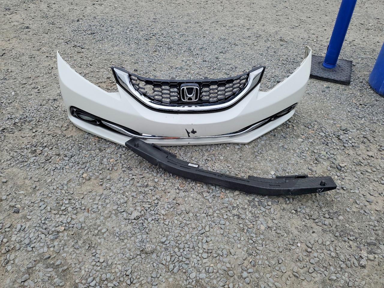 2015 Honda Civic Exl White vin: 19XFB2F95FE013882