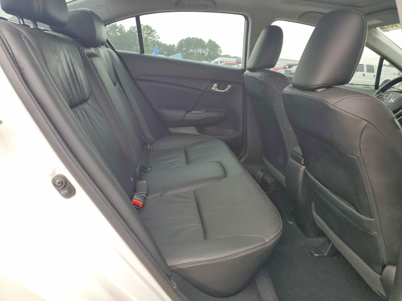 2015 Honda Civic Exl White vin: 19XFB2F95FE013882