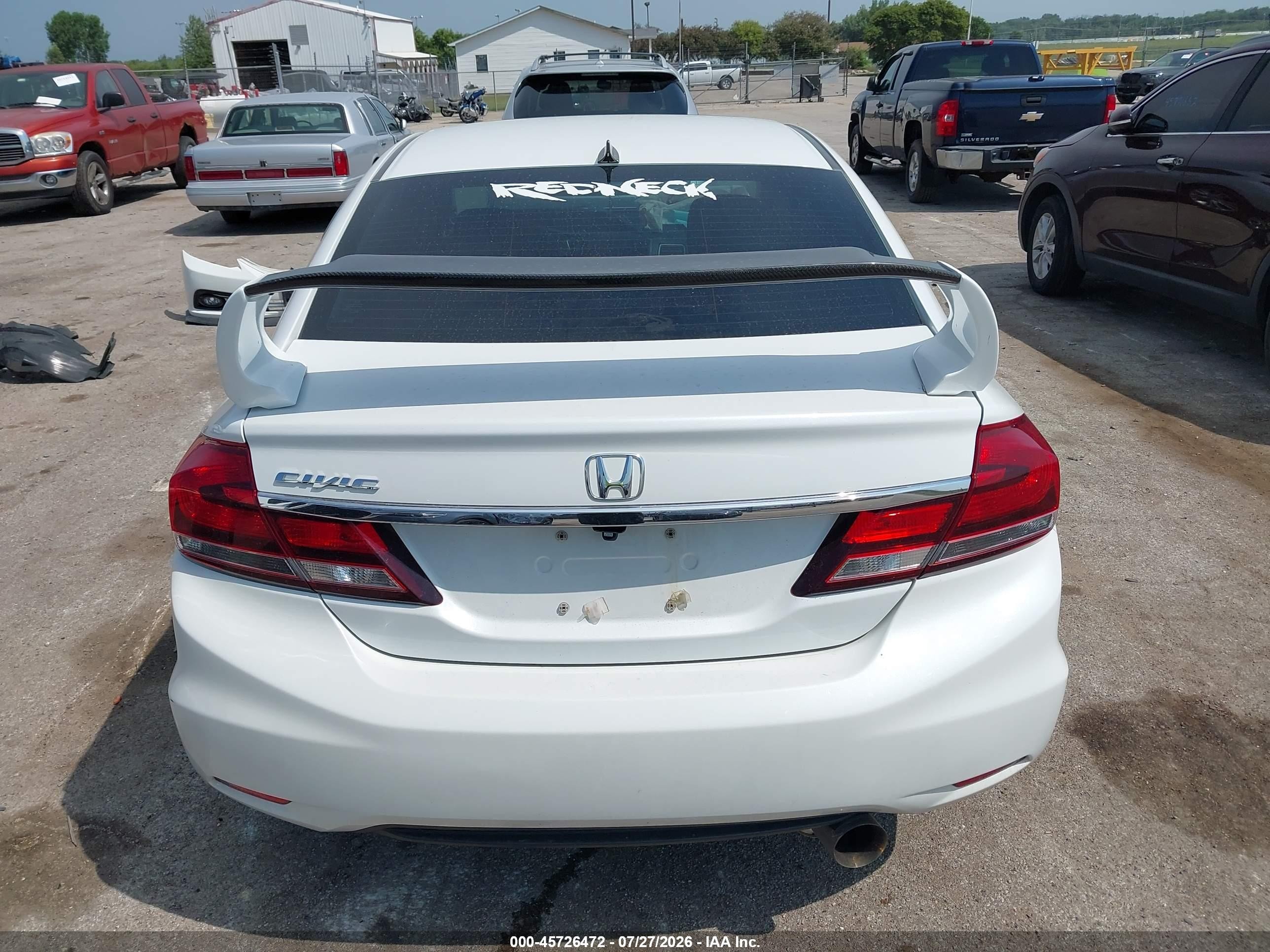 2015 Honda Civic Ex-l White vin: 19XFB2F95FE016295