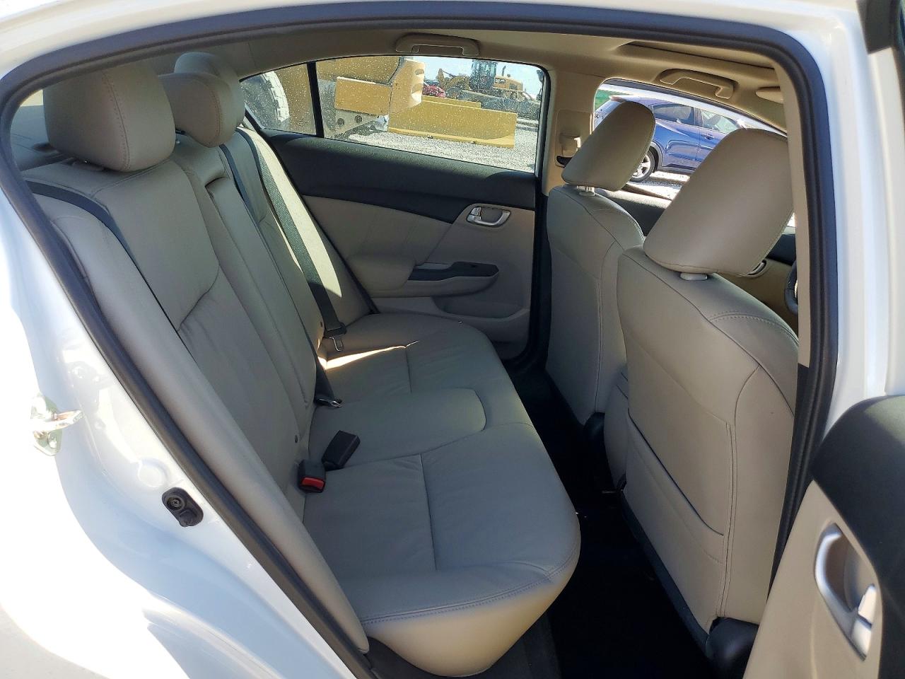 2015 Honda Civic Exl White vin: 19XFB2F95FE023148